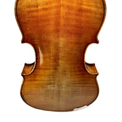 Vintage 4/4 Violin Outfit – Beautiful Flamed Maple Back – Old European Labeled Violin with Bow & Case – Warm Resonant Tone (Video) image 2