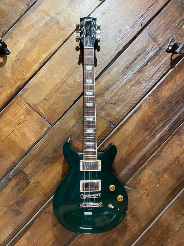 1998 Gibson Les Paul Standard Double Cut, Jalapeño Green image 1
