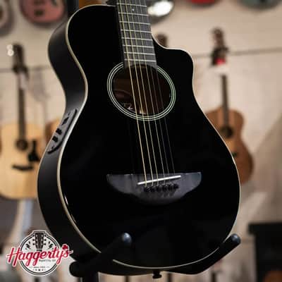 Yamaha APXT2 3/4-Size Thin-Line Cutaway Acoustic/Electric Guitar - Black with Gig Bag image 1