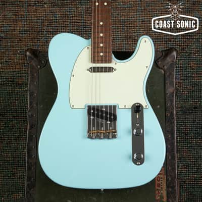 2023 Fender FSR Hybrid II Telecaster Daphne Blue w/ Matching Headstock Made in Japan image 5