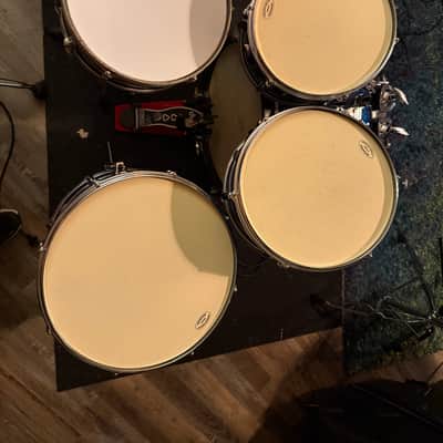 Slingerland 4 piece kit (no snare) 60’s/70’s - Blue Agate Wrap image 3