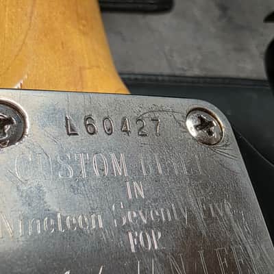 1965 Fender Stratocaster Pre-CBS David Gilmour The Black Strat vintage 60s earliest American Custom Shop 1960's USA Guitar image 11