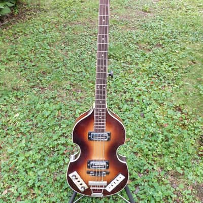 Hofner beatle bass 500/1 left hand right hand  1969 sunburst image 1