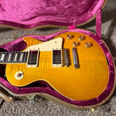 Gibson 2013 Custom Shop Standard Historic '58 Les Paul Standard Reissue - Lemon Burst VOS image 20