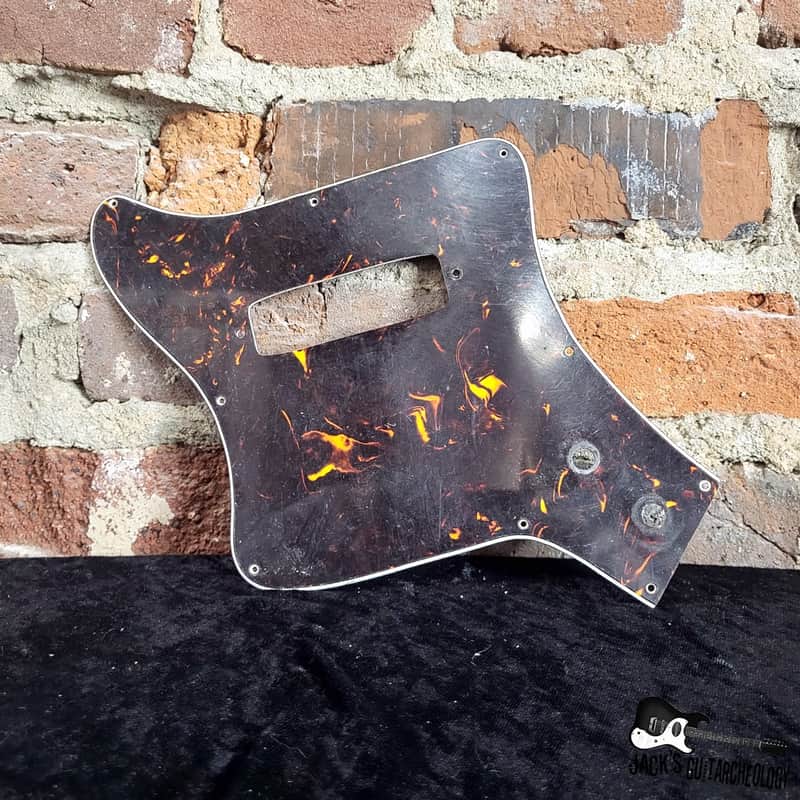 Teisco Celluloid Pickguard - Cut for Jack Plate (1960s) image 1