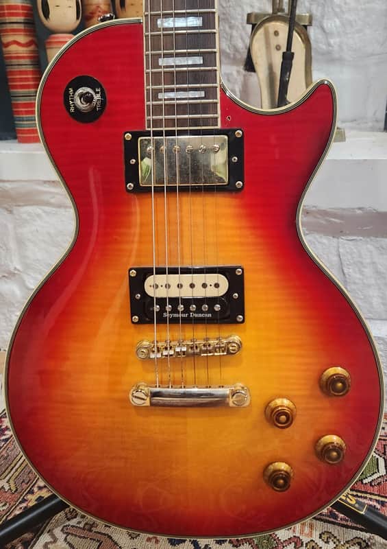 Epiphone Les Paul Custom Heritage Special Edition Cherry Burst w Seymour Duncan image 1