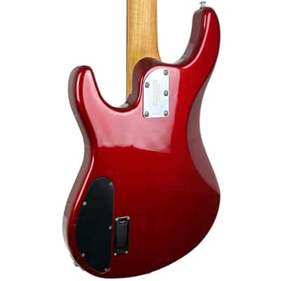 Music Man Ernie Ball Sterling 4H Bass 2000 - Candy Apple Red image 5