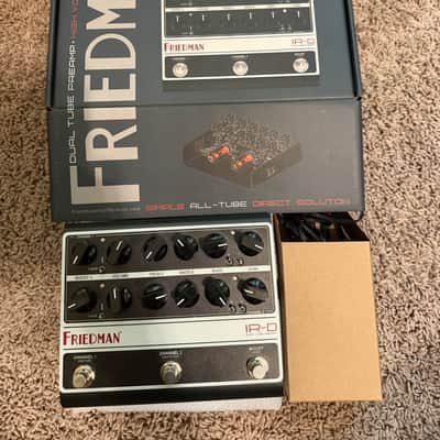 Friedman IR-D Dual Tube Preamp 2024 - Present - Black / Silver image 1