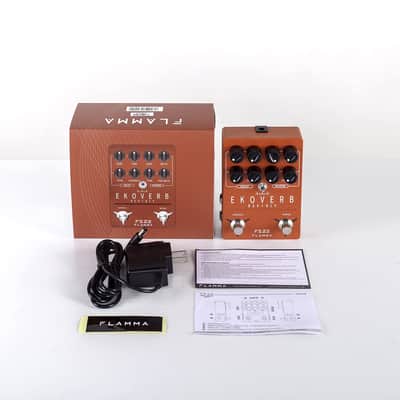 FLAMMA FS22 Stereo Delay & Reverb Combo Effects Pedal Ambient Guitar Pedal with 3 Pairs Combo Effects Reverse Delay Shimmer Reverb Tap Tempo Freeze Trail On Function image 8