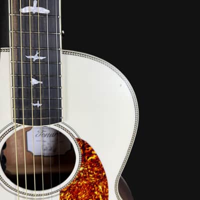 PRS SE Tonare P20E Parlor Electro Acoustic Guitar in Antique White image 9