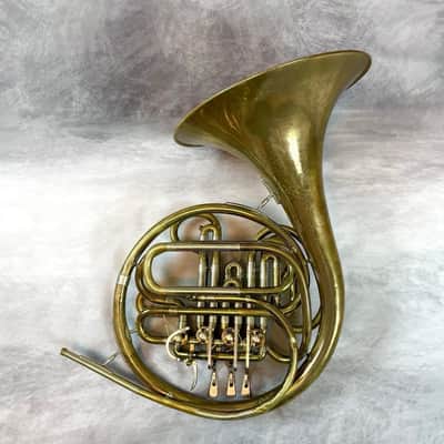 F.E. Olds F/Bb Double French Horn 4 Valve With Case image 12