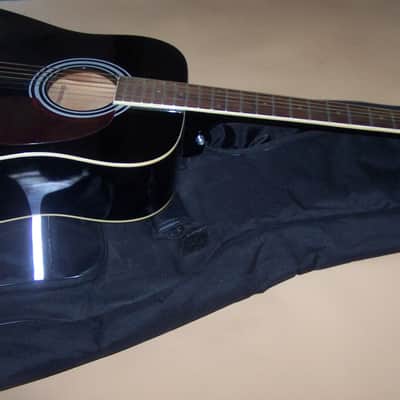 RARE Tyler Mountain TM10-BK Late 90's-2000 Acoustic Guitar VG Condition w/Gigbag image 3