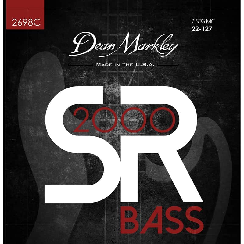 Dean Markley SR2000 High Performance Bass Guitar Strings Medium Custom 7 String 22-127 image 1