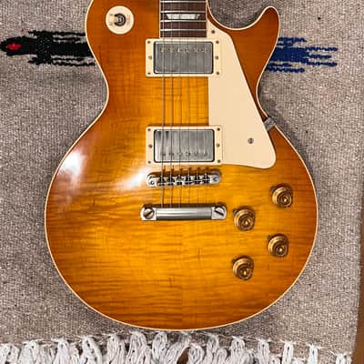 2014 Gibson Custom Shop Les Paul 1959 Reissue r9 - Sunrise Teaburst VOS image 13