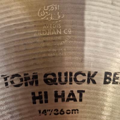 Zildjian 14" A Series Quick Beat Hi-Hat Cymbals (Pair) 1982 - 2012 - Traditional image 7