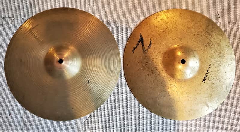 Zildjian A Z 13" Hit Hats 60's A Top, Dyno Bottom image 1