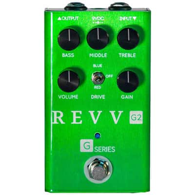 Revv G2 Green Channel Preamp/Overdrive/Distortion Pedal image 1