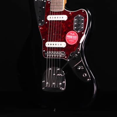 Squier Classic Vibe '70s Jaguar, Laurel FB, Black image 2