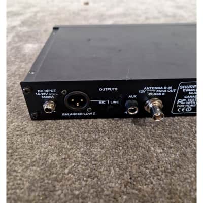 Shure ULPX4 Radio 829-865mhz + belt Pack - Microphone System - Excellent w/ Power supply image 9