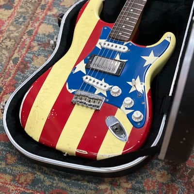 2011 Fender Wayne Kramer Artist Series Signature Stratocaster - Stars & Stripes image 15