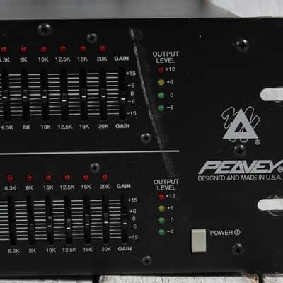 Peavey Q231F Dual 31 Band Graphic Equalizer Rack Mount EQ image 5