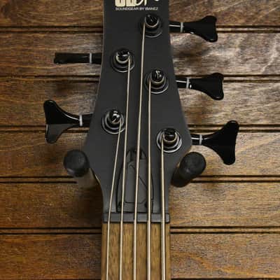 Ibanez SR305EBL, 5 String Left Handed Bass, Weathered Black image 5
