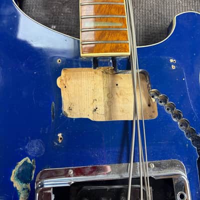 Rickenbacker 4001 Bass w/ Aftermarket HD Case (AzureGlo Blue - 1977) - USED image 12