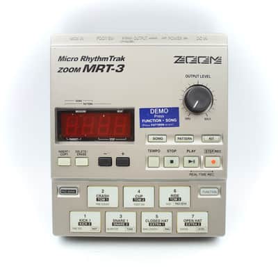 Zoom MRT-3 Micro Rhythm Trak Silver Drum Rhythm Machine With Original Box Power Supply 007376 image 3