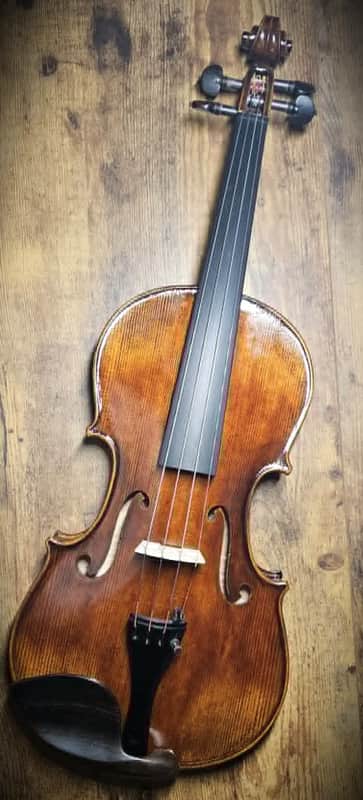 2026 *Featured* New "Phantom 19" 4/4 Violin | 1PC Flamed Back | Dark Tone | New Bow image 1