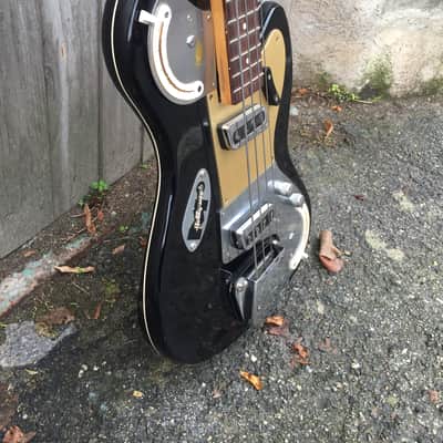 Meazzi Jupiter Vintage Bass Made in Italy 1964 Black image 5