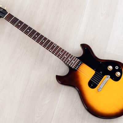 1964 Gibson Melody Maker Double Cut Vintage Guitar Sunburst, 100% Original w/ Case image 11