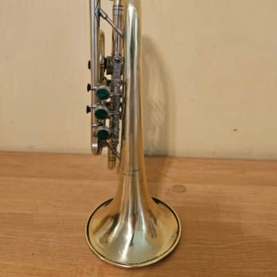 Soviet Trumpet Cornet USSR Leningrad Musical Wind Instrument Horn Vintage and Rare Bild 3