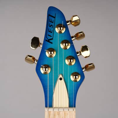 Kiesel Solo HSS - Alder/Maple/Birdseye - Aqua Burst image 3