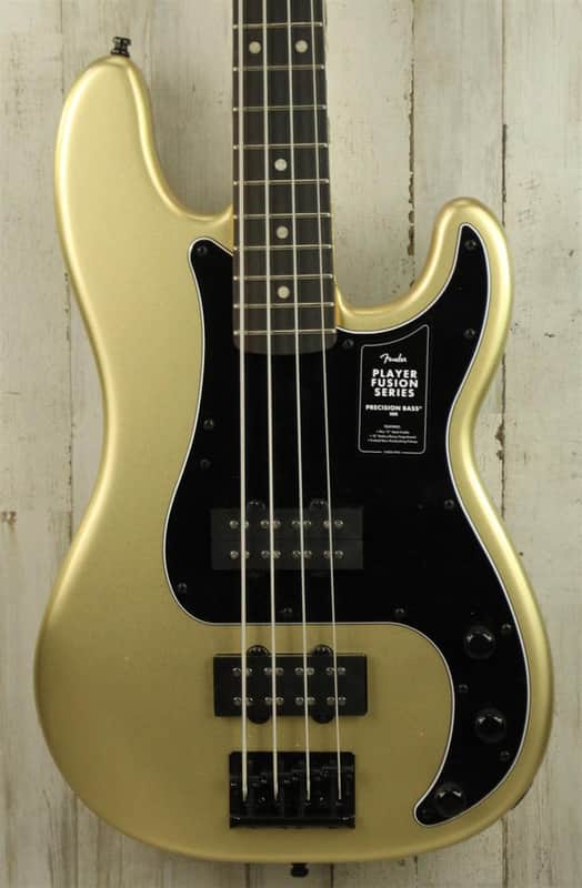 DEMO Fender Limited Edition Player Fusion Precision Bass - Halo Metallic (360)