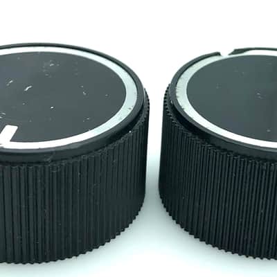 Immagine Large Vintage Audio Control Knobs 19?? Black/Silver - 4