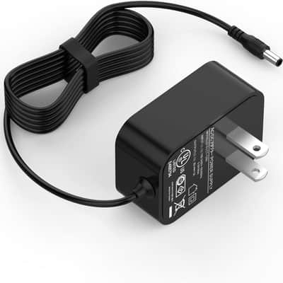 DC 9V for Casio Keyboard Power Cord compatible with Casio Keyboard AD-5 AD-5MU AD-5MR CTK-2100 CTK-800 CTK-700 CTK-710 CTK-720 LK-220 CTK-480 CTK-650 SK-200 WK-110 WK-200 LK-43 LK-100 (5.9Ft Long)