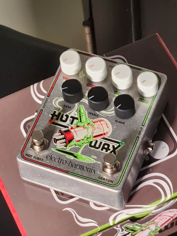 Electro-Harmonix Hot Wax Dual Overdrive White image 1