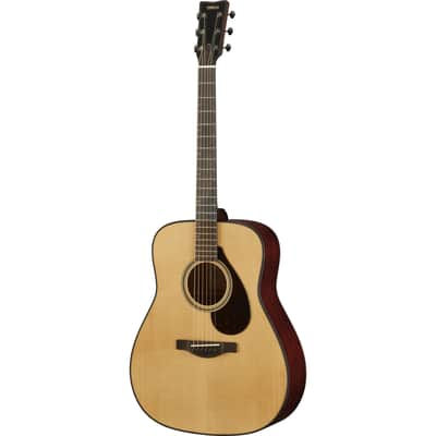 Yamaha FG9M Dreadnought Acoustic Guitar - Natural image 1