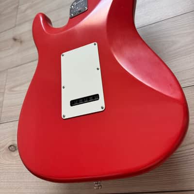 Fender American Ultra Luxe Vintage '60s Stratocaster HSS Electric Guitar, Fiesta Red - #1721 image 14