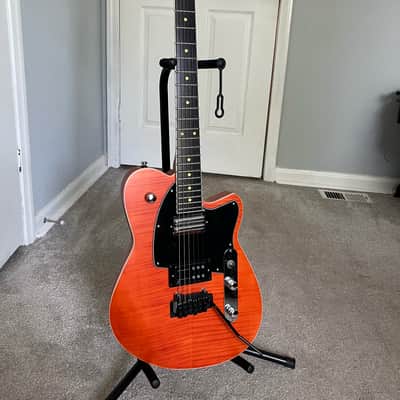 Reverend Reeves Gabrels Signature with Ebony Fretboard 2021 - Present - Satin Orange Flame Maple image 1