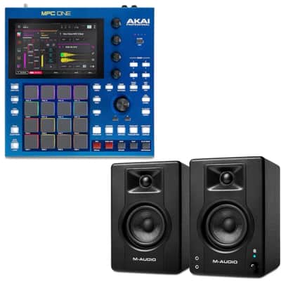 AKAI Pro MPC One G2 Standalone Sampler & M-Audio BX4 4.5" Bluetooth Monitors image 1