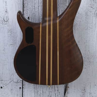 Peavey Cirrus 5 Bubinga Bass 5 String Electric Bass Guitar Natural with Gig Bag image 8