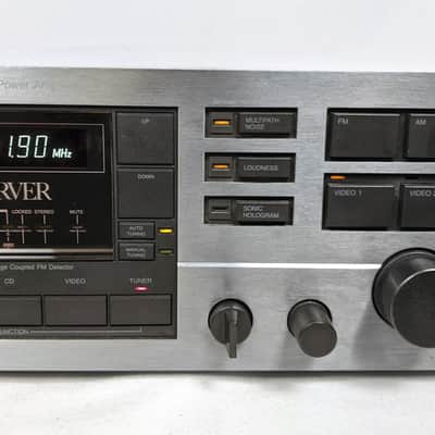 Carver 6250 Magnetic Field Power Amplifier Stereo Receiver - 125 Watts per Channel - 1988 Black image 5