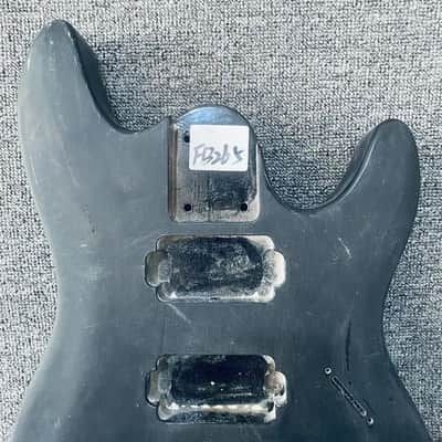 Black HH Guitar Body for Bolt On Project Build image 2