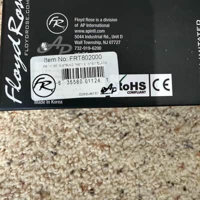 Floyd Rose FR-1000 Series 8 String Tremelo System 2019 - Black image 3
