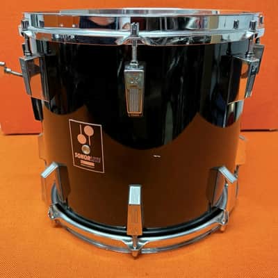 Vintage Sonor Lite 14"x12" Rack Tom - May 1984 - Black Lacquer - 100% Original / Very Good+ image 4