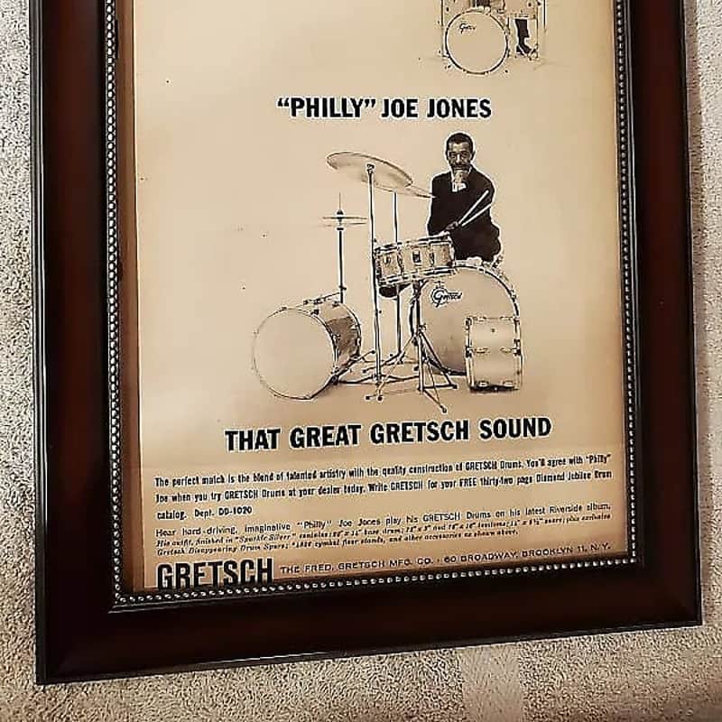 1958 Gretsch Philly Joe Jones B & W