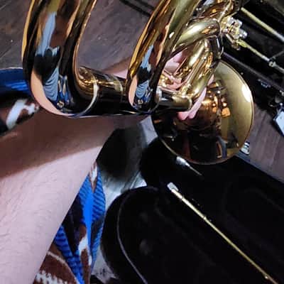Yamaha YSL-446G Intermediate Bb/F Trombone 2010s - Lacquered Brass image 5
