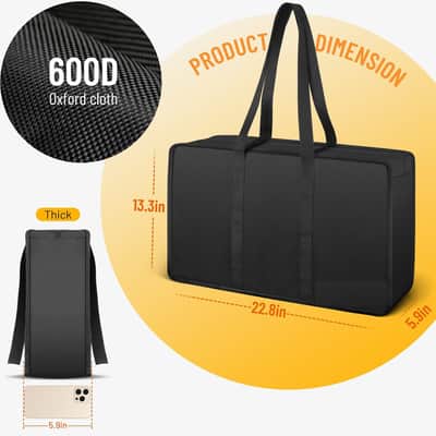 Music Stand Carrying Bag High Capacity Universal Carrying Case Portable for Solid Sheet Music Stand Microphone Stand Speaker Guitar Stand image 2