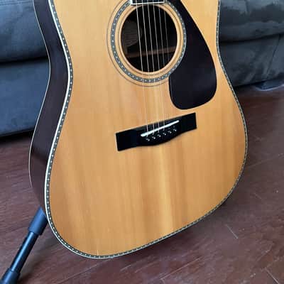 Circa 1980 Yamaha L-10 acoustic guitar, with HSC, made in Japan/MIJ image 3